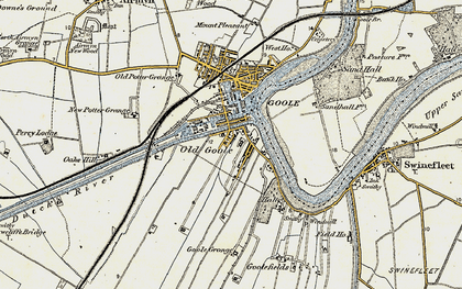 Old map of Old Goole in 1903