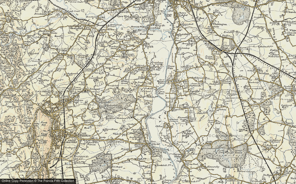 Old Map of Old Hills, 1899-1901 in 1899-1901