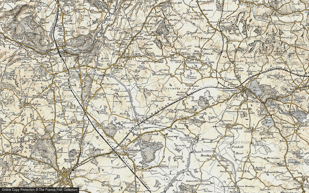Old Map of Old Marton, 1902 in 1902