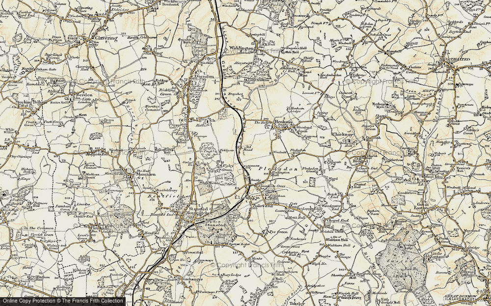 Old Map of Old Mead, 1898-1899 in 1898-1899