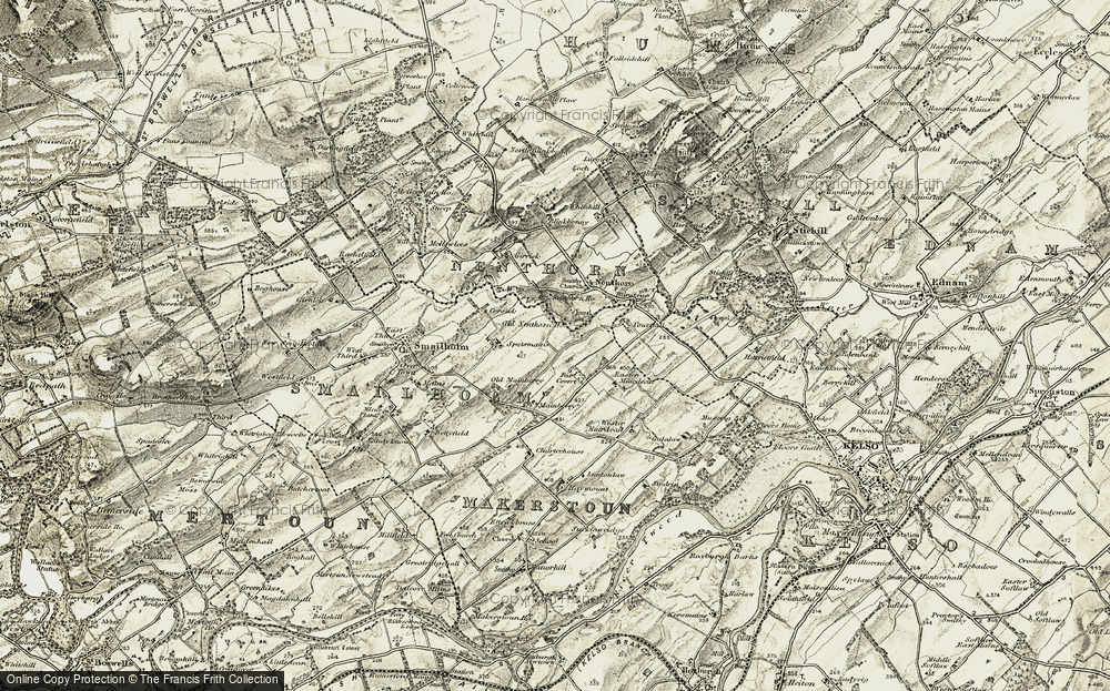 Old Map of Old Nenthorn, 1901-1904 in 1901-1904