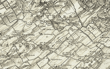 Old map of Old Nenthorn in 1901-1904