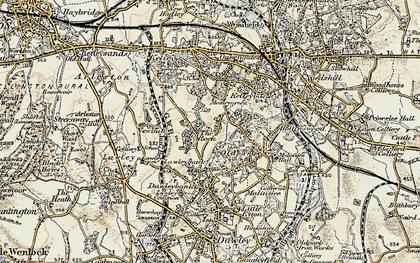 Old map of Old Park in 1902