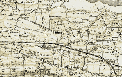 Old map of Binns Mill in 1904-1906