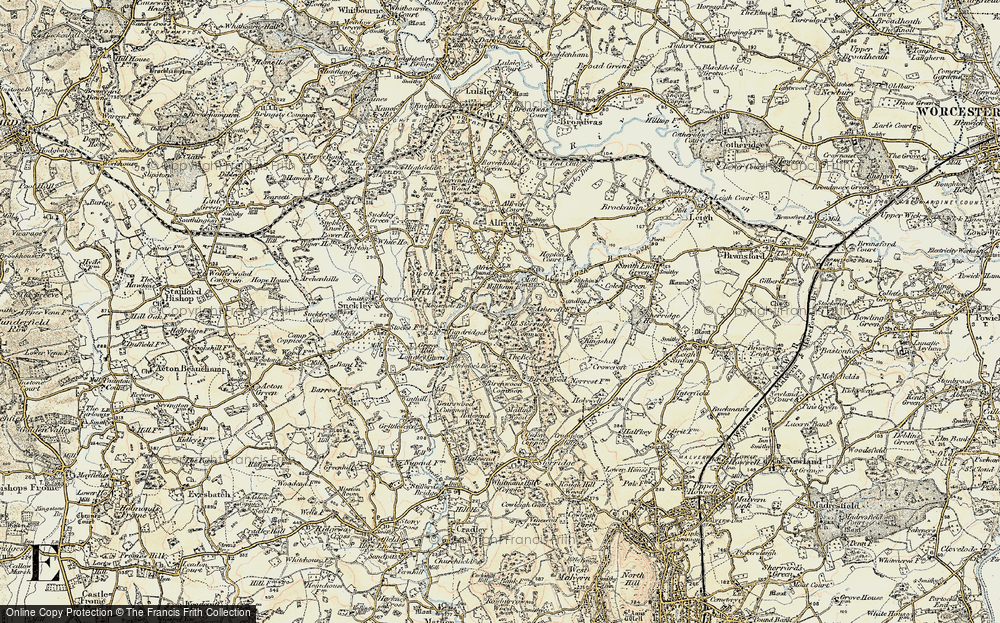 Old Map of Old Storridge Common, 1899-1901 in 1899-1901