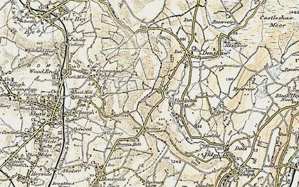 Old map of Old Tame in 1903