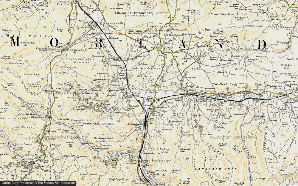 Old Map of Old Tebay, 1903-1904 in 1903-1904