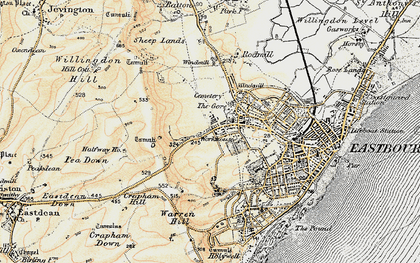 Old map of Old Town in 1898