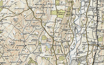 Old map of Blease Hill in 1903-1904