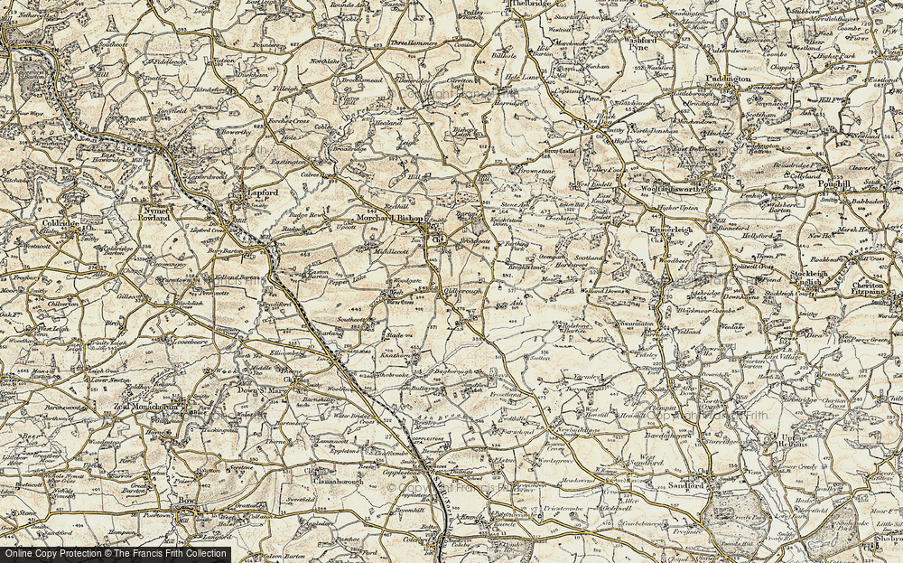 Old Map of Oldborough, 1899-1900 in 1899-1900