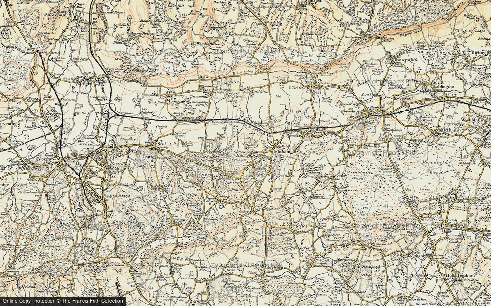 Old Map of Oldbury, 1897-1898 in 1897-1898