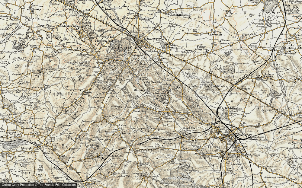 Old Map of Oldbury, 1901-1903 in 1901-1903