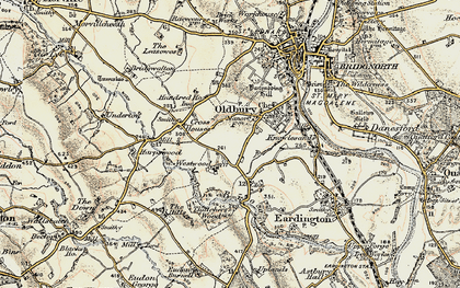 Old map of Oldbury in 1902