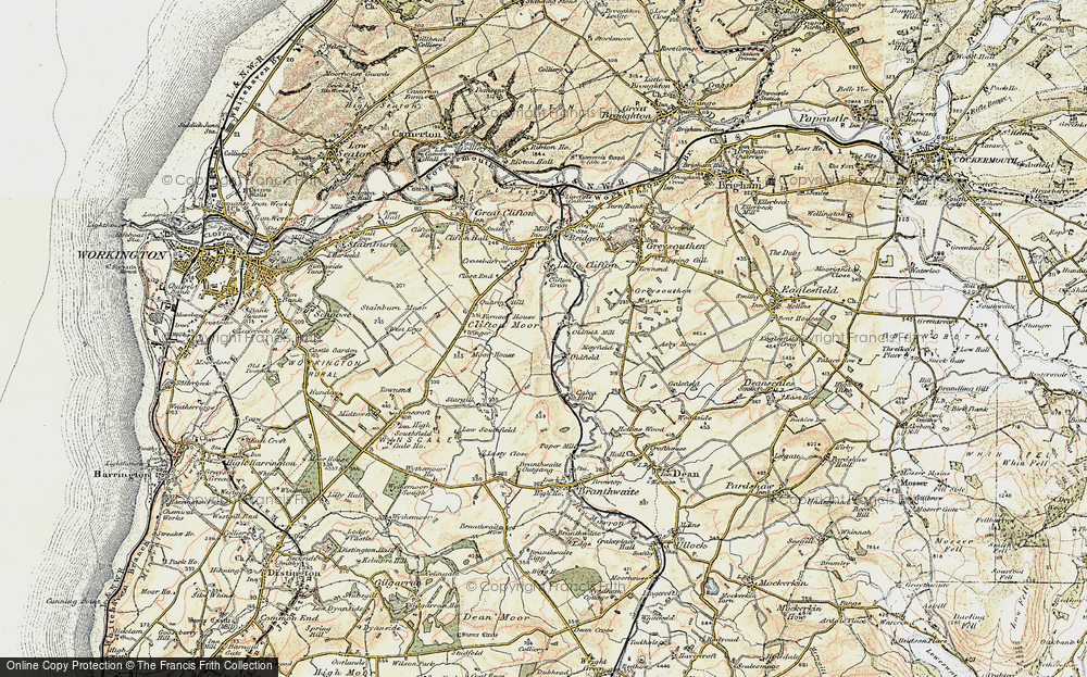 Old Map of Historic Map covering Quarry Hill in 1901-1904