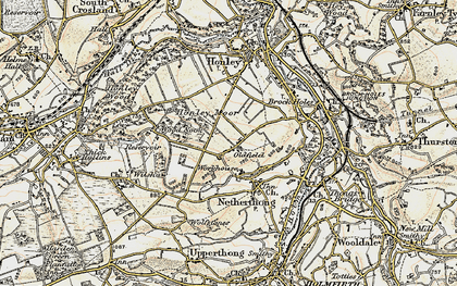 Old map of Oldfield in 1903