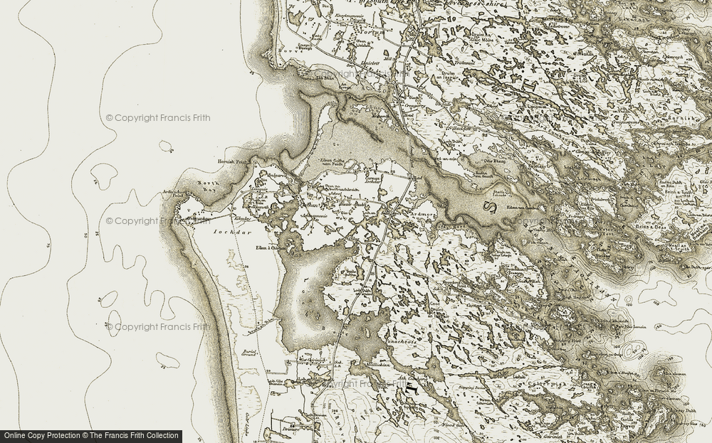 Old Map of Ollag, 1911 in 1911