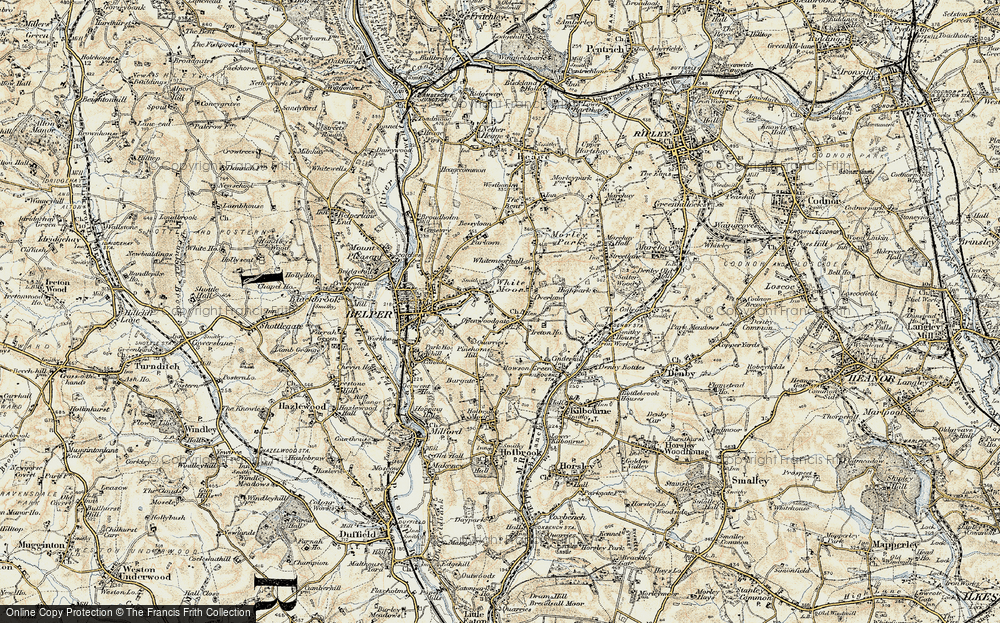 Old Map of Openwoodgate, 1902 in 1902