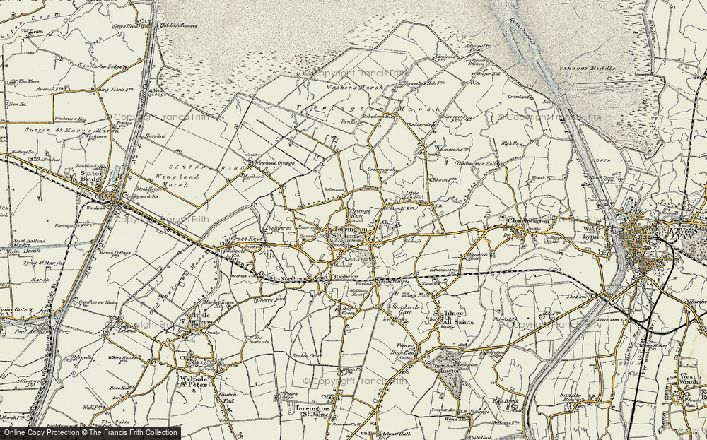 Old Map of Orange Row, 1901-1902 in 1901-1902