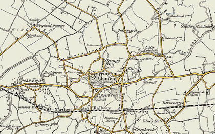 Old map of Orange Row in 1901-1902