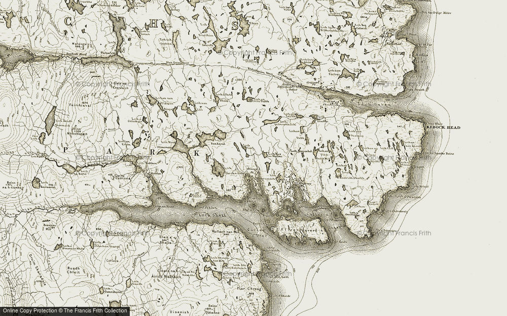 Old Map of Orasaigh, 1909-1911 in 1909-1911