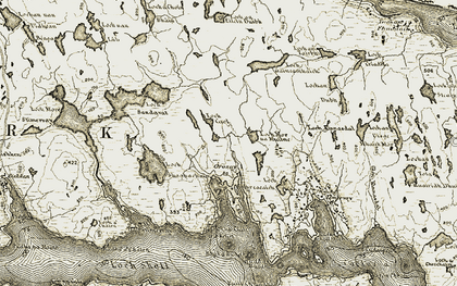 Old map of Orasaigh in 1909-1911