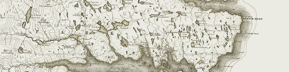 Old map of Orasaigh in 1909-1911