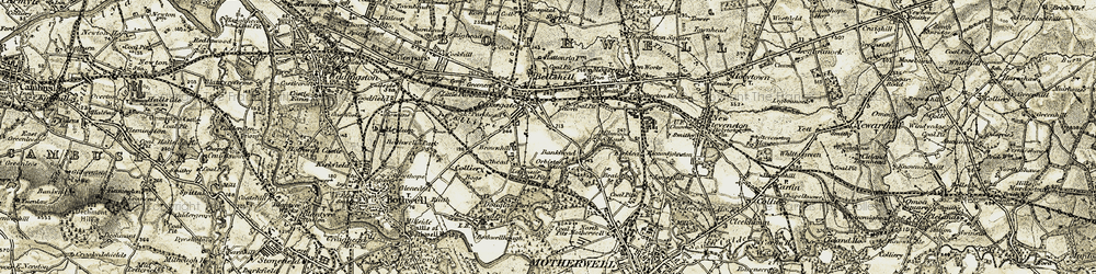 Old map of Orbiston in 1904-1905