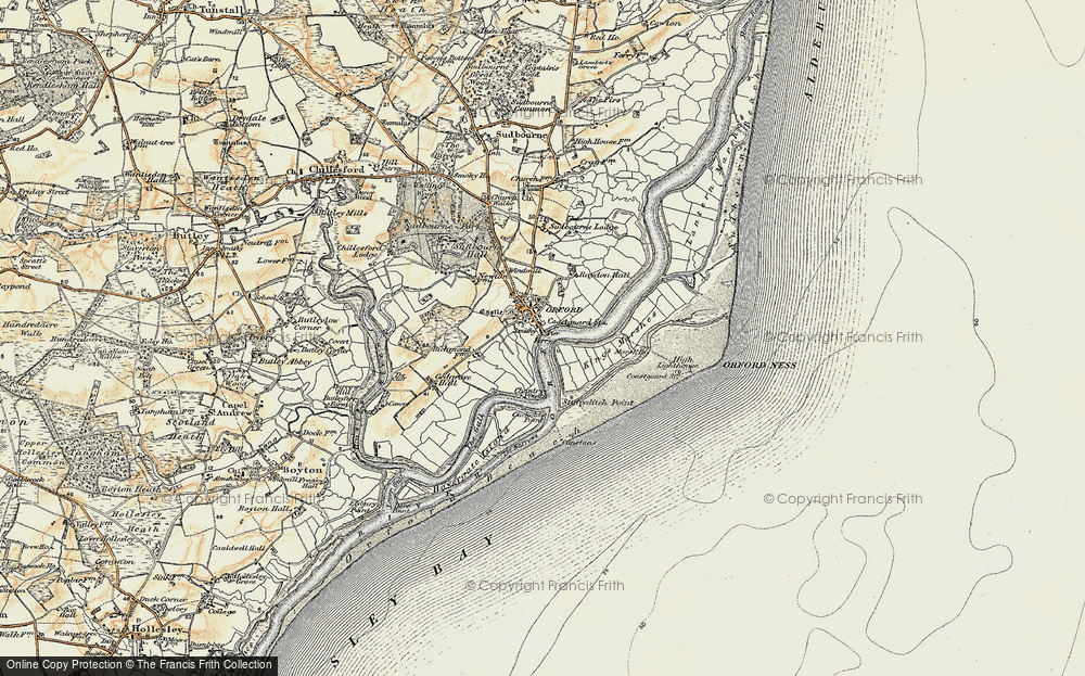 Old Map of Orford, 1898-1901 in 1898-1901