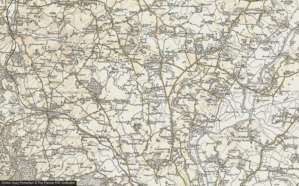 Old Map of Oridge Street, 1899-1900 in 1899-1900