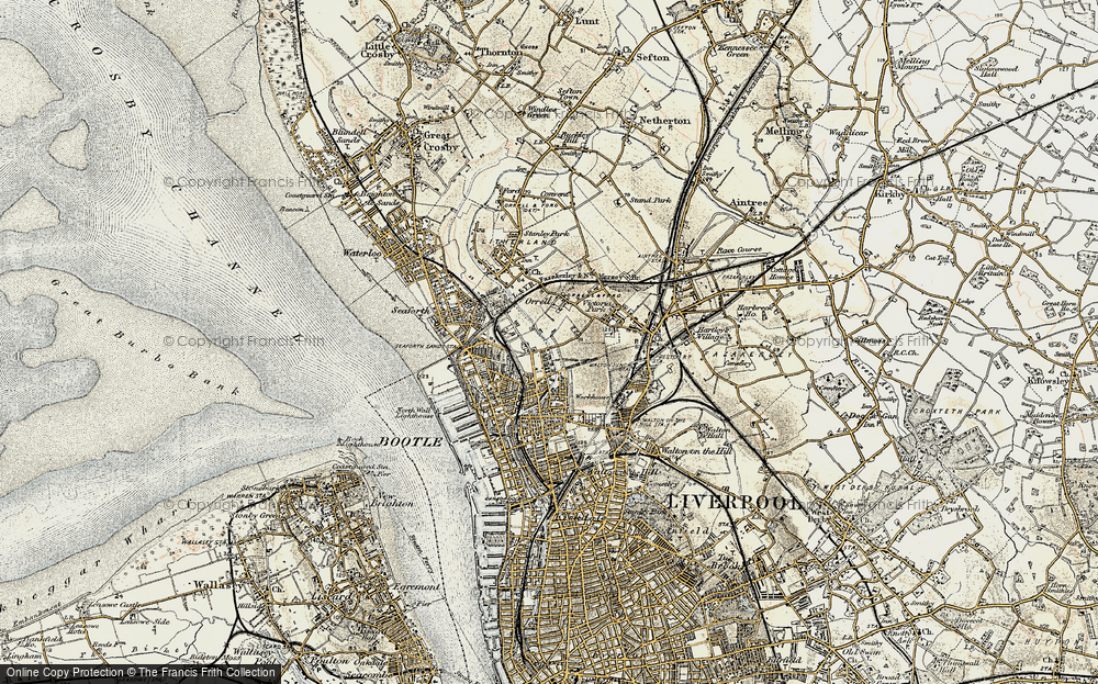 Old Map of Orrell, 1902-1903 in 1902-1903