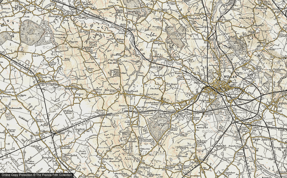 Old Map of Orrell, 1903 in 1903