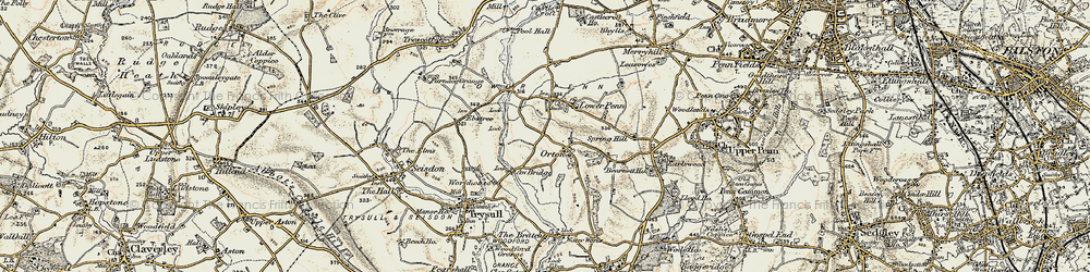 Old map of Orton in 1902