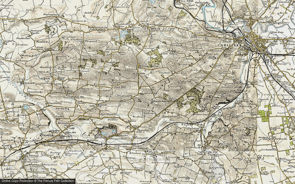 Old Map of Orton Rigg, 1901-1904 in 1901-1904