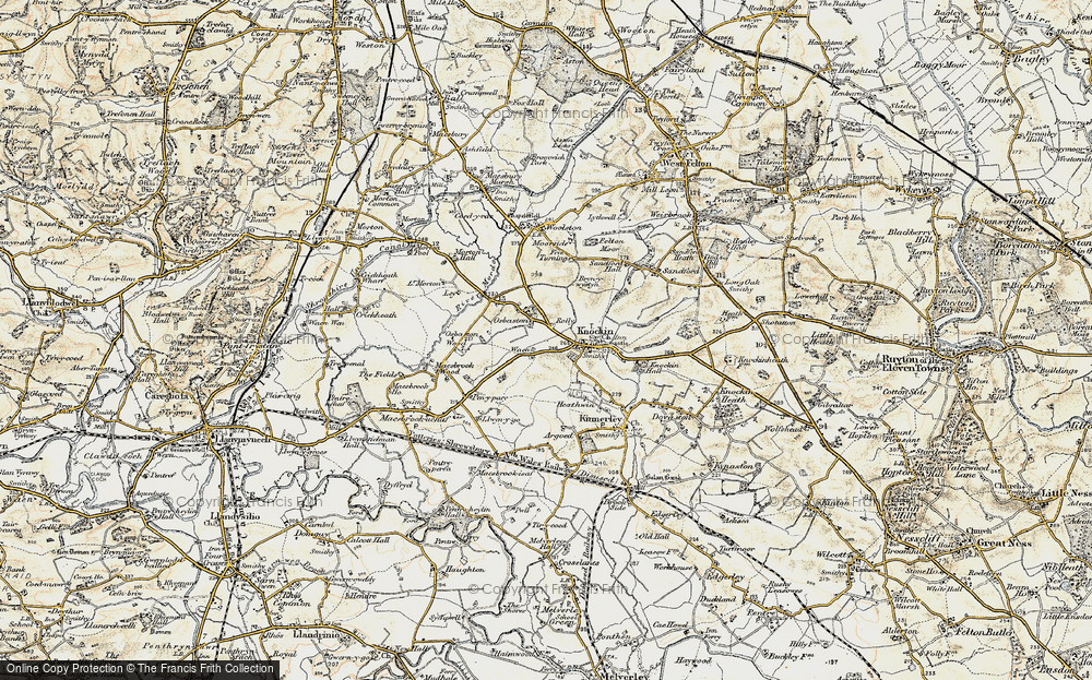 Old Map of Osbaston, 1902 in 1902