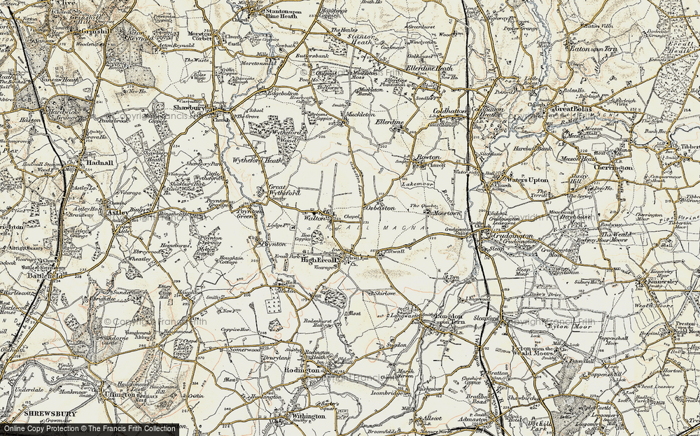 Old Map of Osbaston, 1902 in 1902
