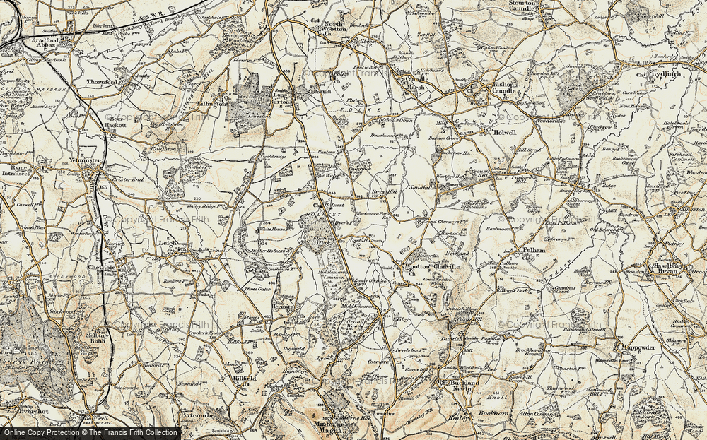 Old Map of Osehill Green, 1899 in 1899