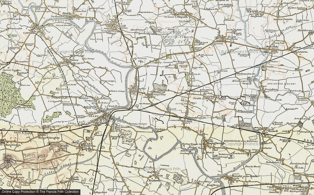 Old Map of Osgodby, 1903 in 1903