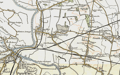 Old map of Osgodby in 1903