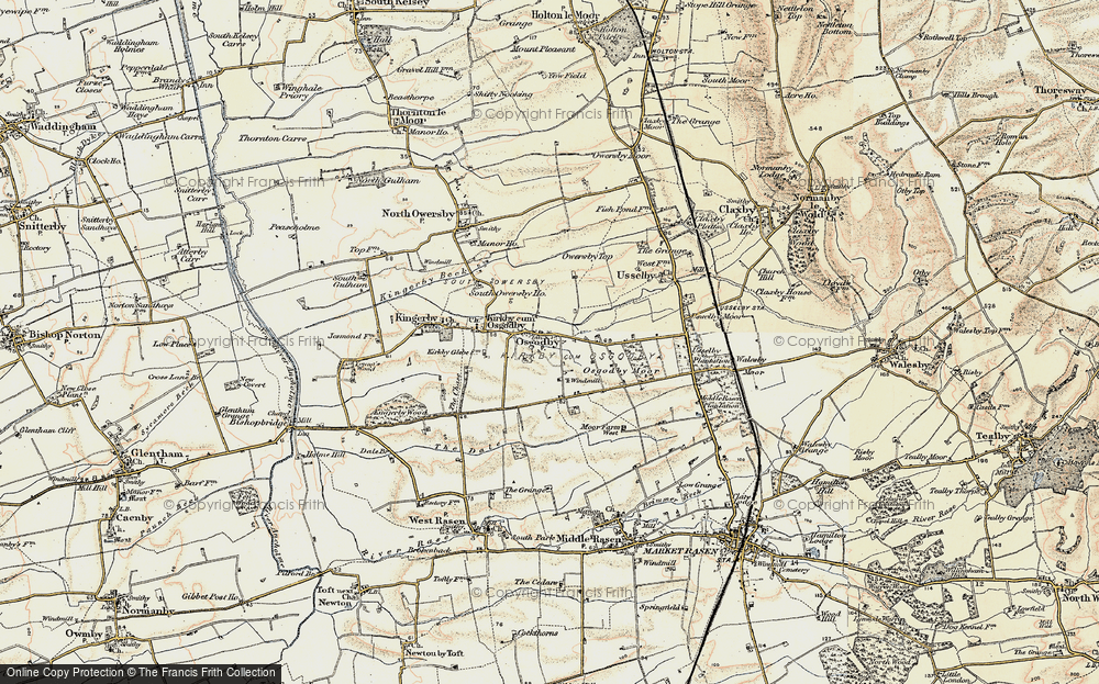 Old Map of Osgodby, 1903 in 1903