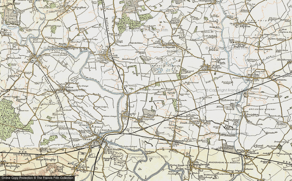 Old Map of Osgodby Common, 1903 in 1903