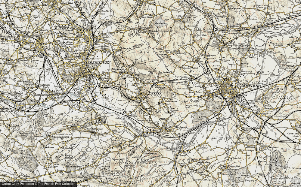 Old Map of Ossett, 1903 in 1903