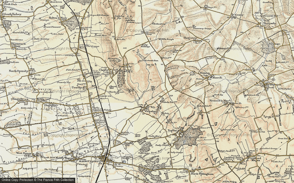 Old Map of Otby, 1903 in 1903