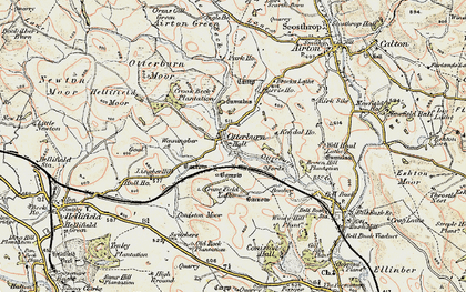 Old map of Airton Green in 1903-1904
