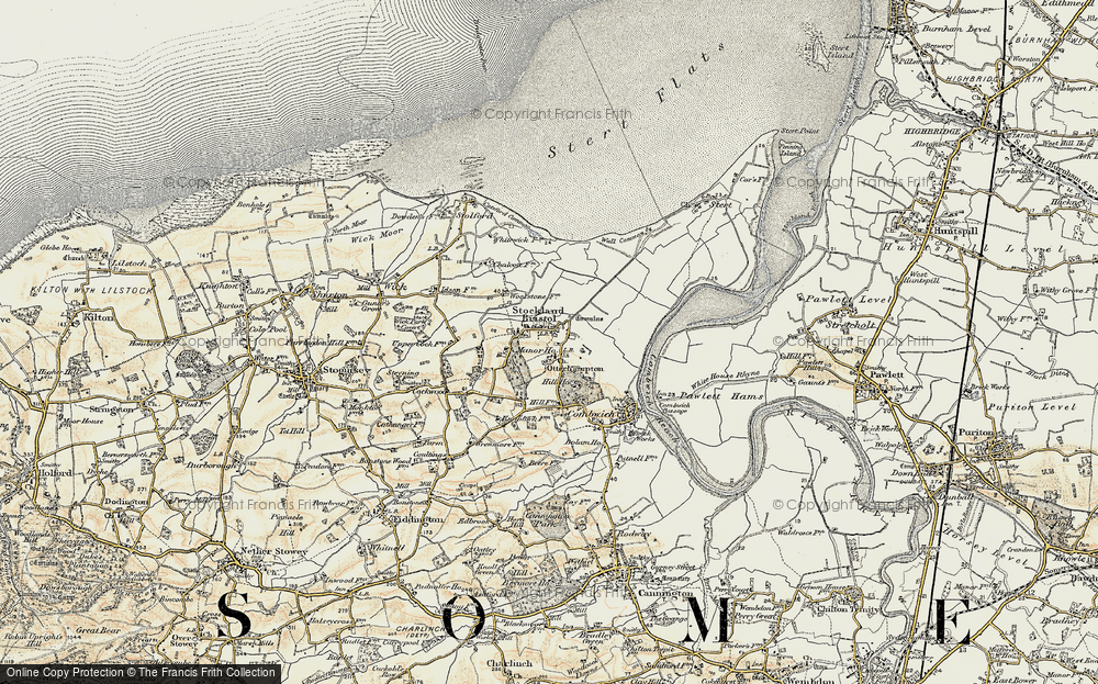 Old Map of Otterhampton, 1898-1900 in 1898-1900