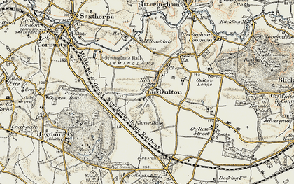 Old map of Bluestone Plantn in 1901-1902