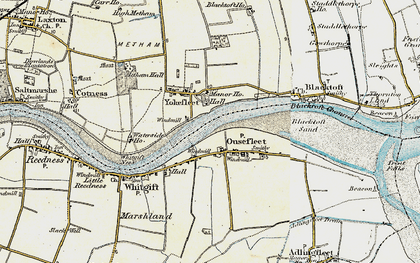 Old map of Ousefleet in 1903