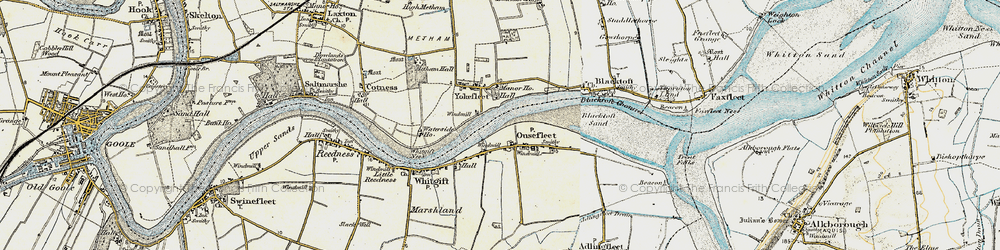 Old map of Ousefleet in 1903