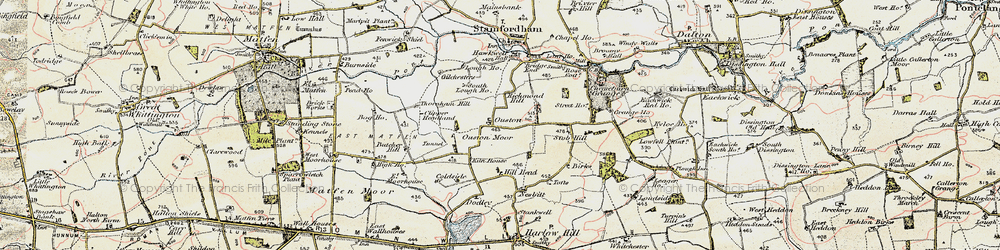 Old map of Butcher Hill in 1901-1903