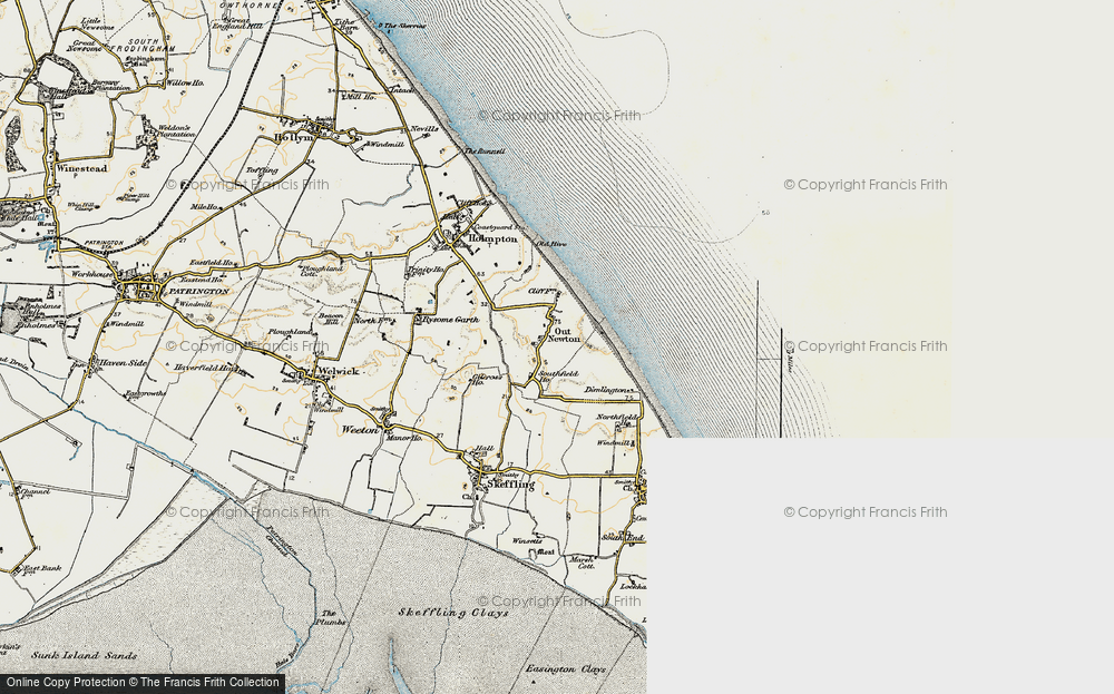 Old Map of Out Newton, 1903-1908 in 1903-1908