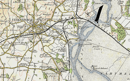 Old map of Outcast in 1903-1904
